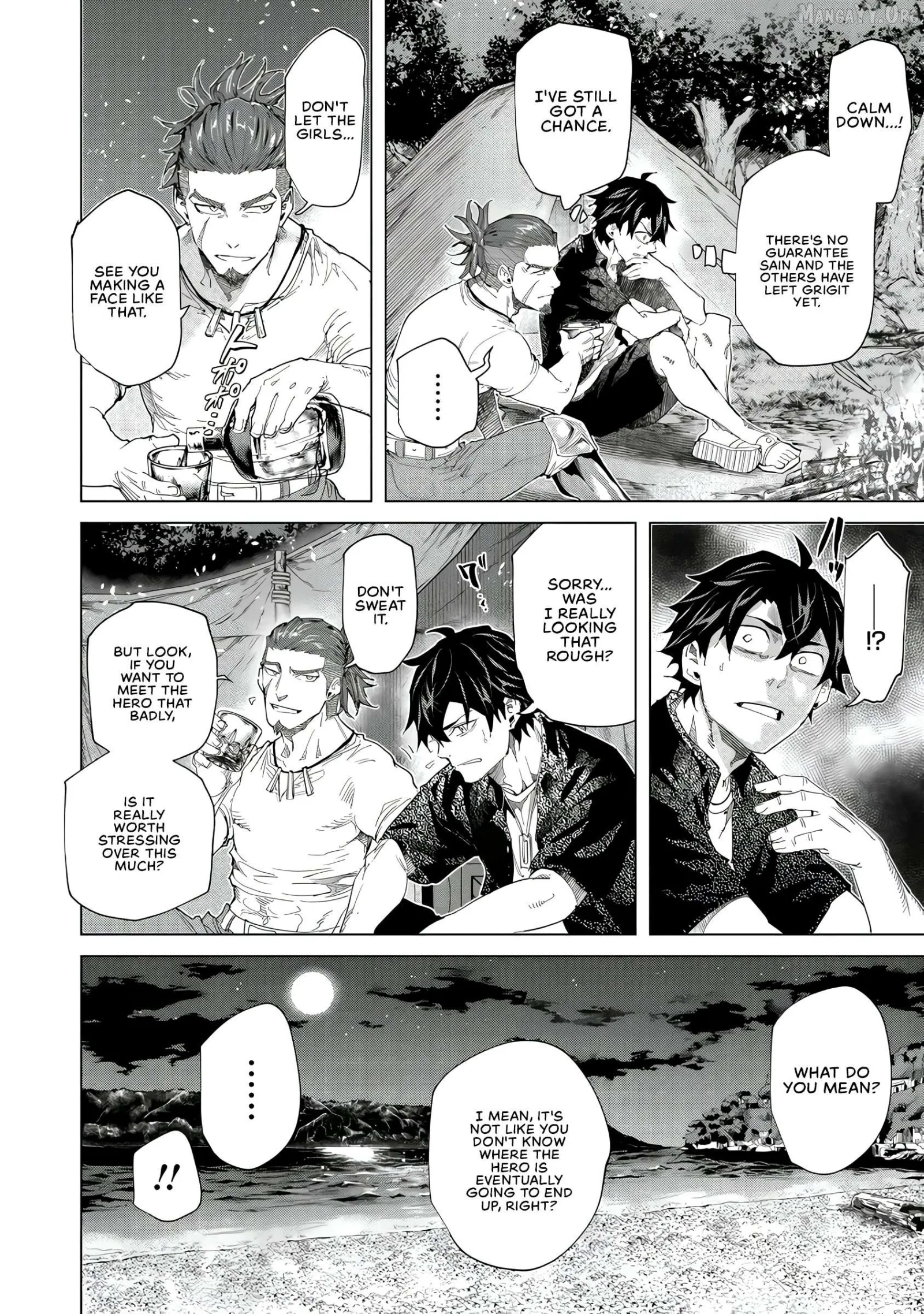 a warrior exiled by the hero and his lover Chapter 41 page 27