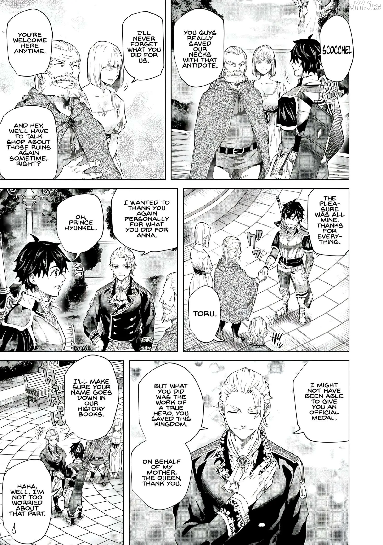 a warrior exiled by the hero and his lover Chapter 42 page 8