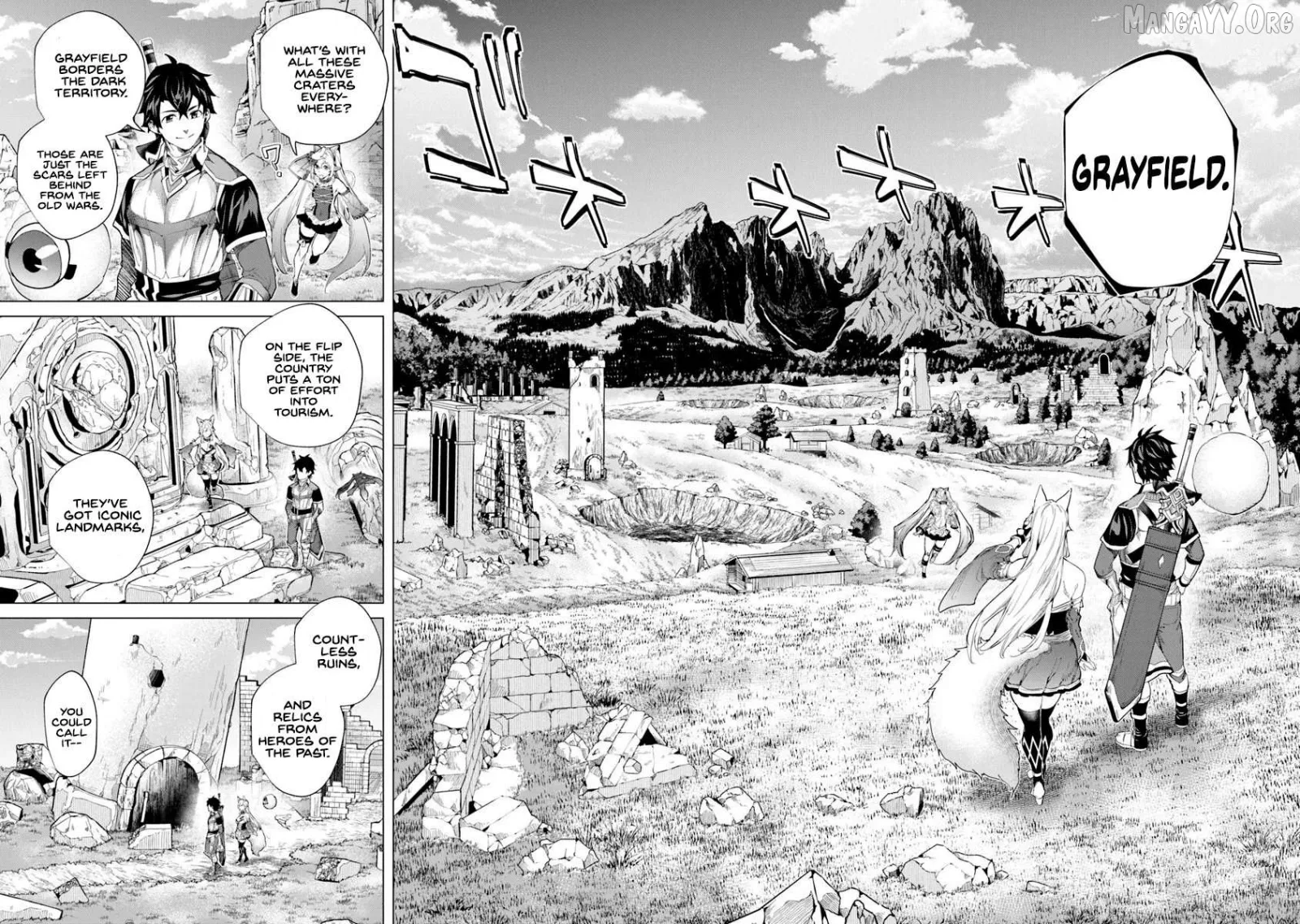a warrior exiled by the hero and his lover Chapter 42 page 15