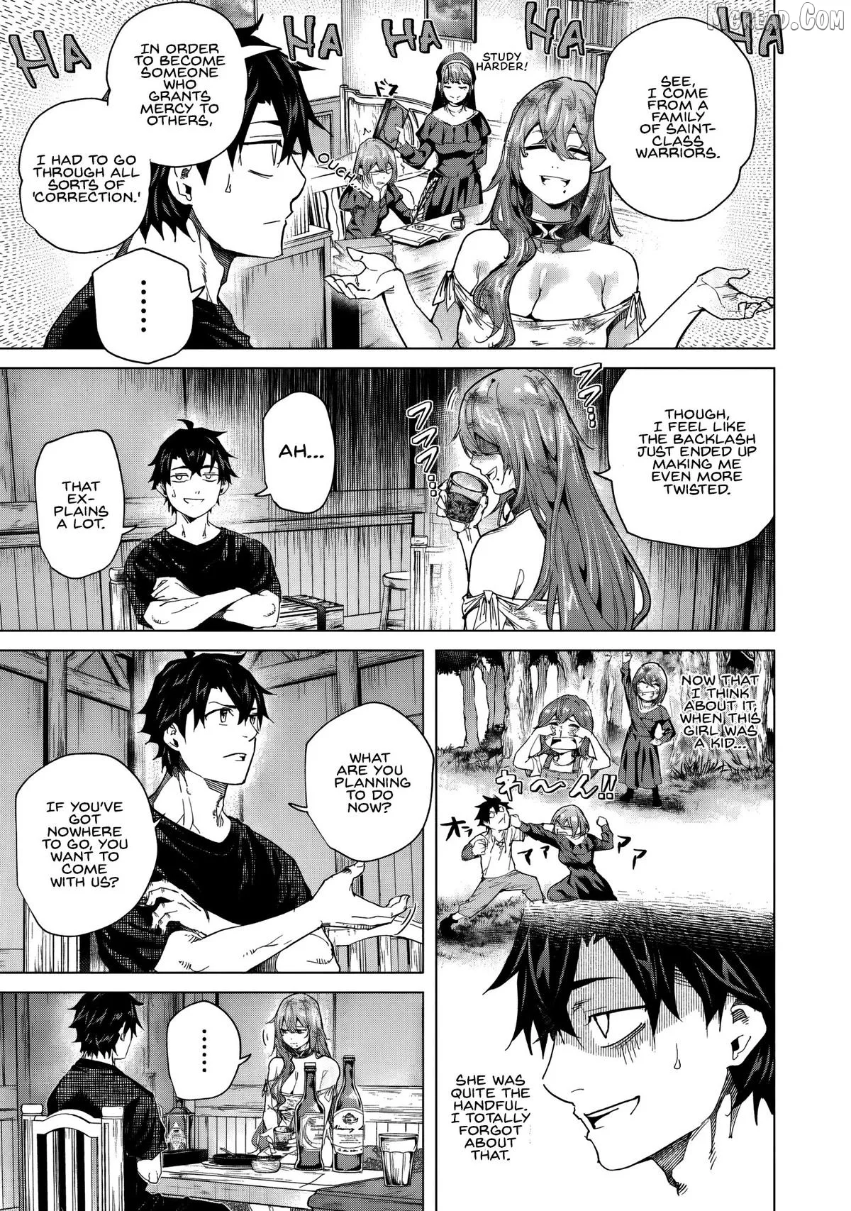 a warrior exiled by the hero and his lover Chapter 43 page 7