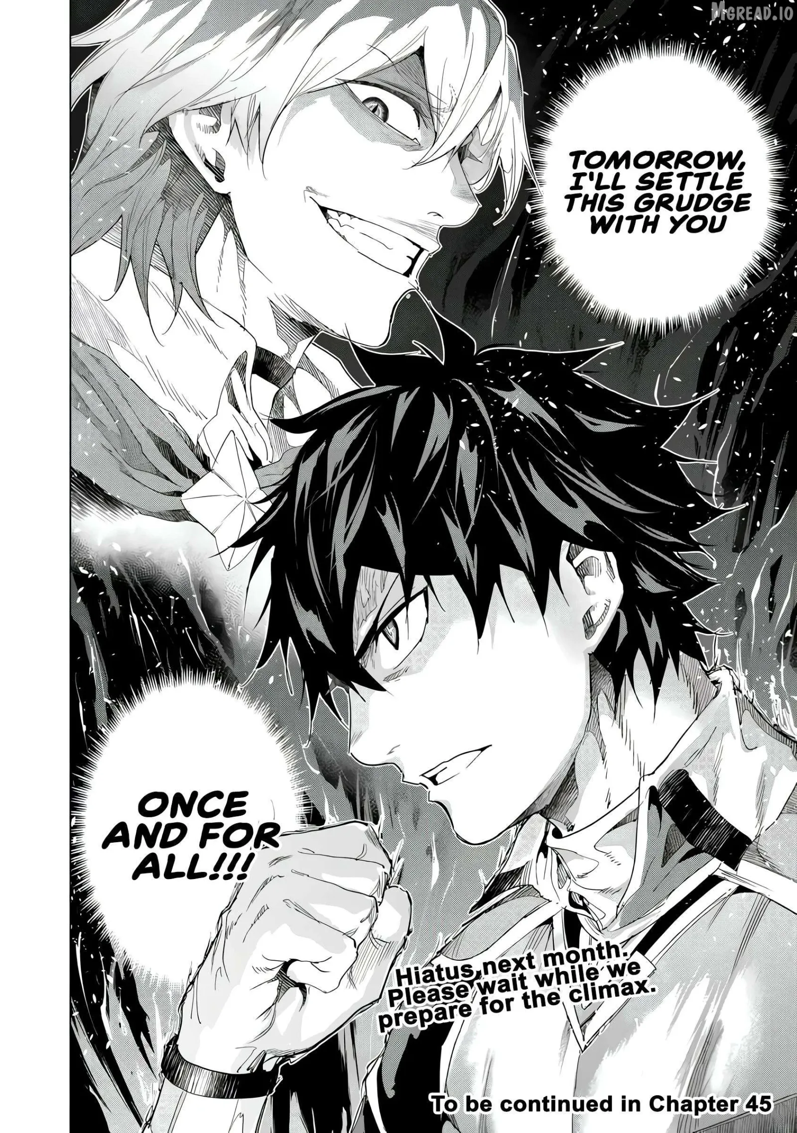 a warrior exiled by the hero and his lover Chapter 44 page 28