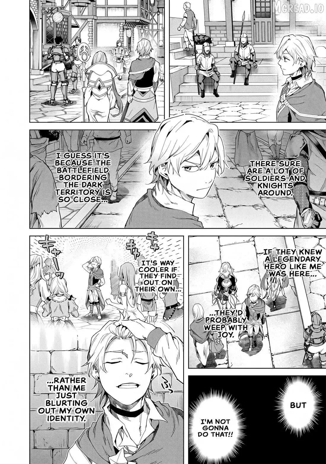 a warrior exiled by the hero and his lover Chapter 45 page 3