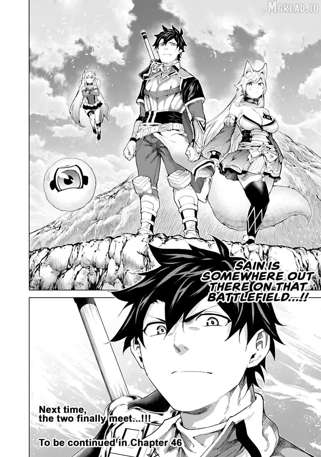 a warrior exiled by the hero and his lover Chapter 45 page 31