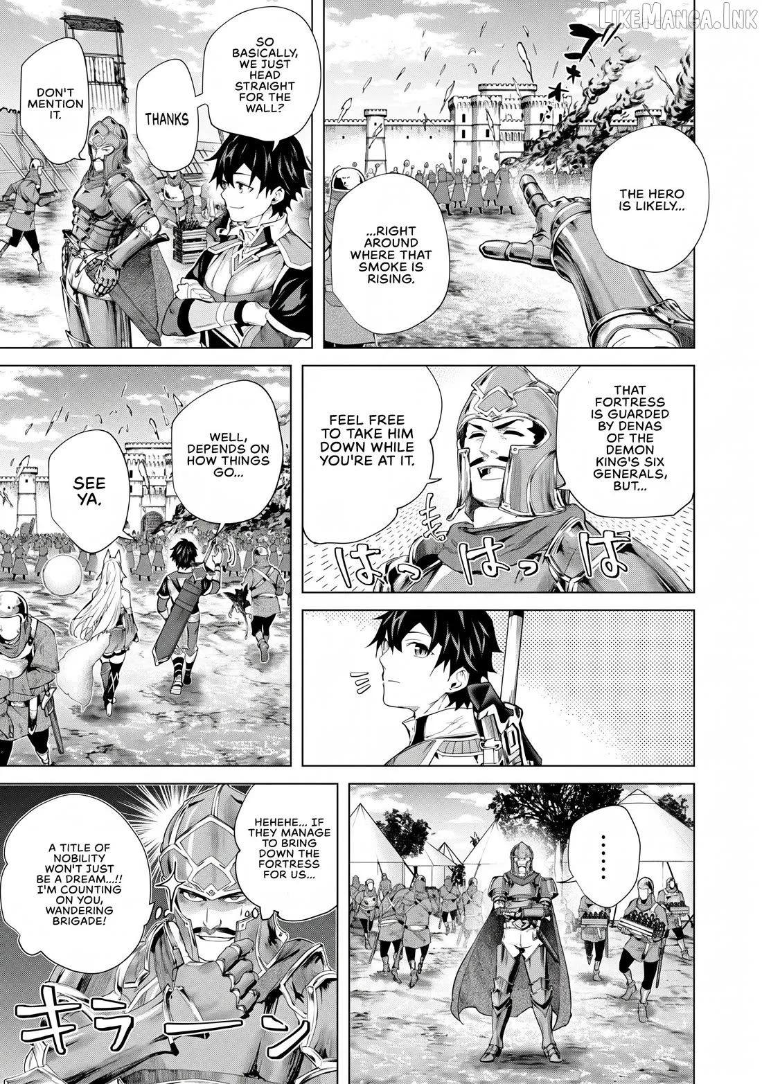 a warrior exiled by the hero and his lover Chapter 46 page 5