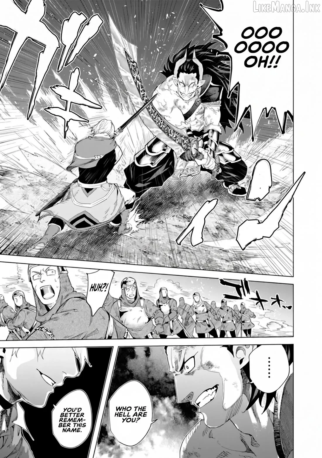 a warrior exiled by the hero and his lover Chapter 46 page 18