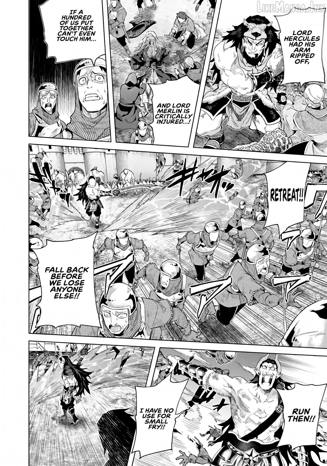 a warrior exiled by the hero and his lover Chapter 46 page 17