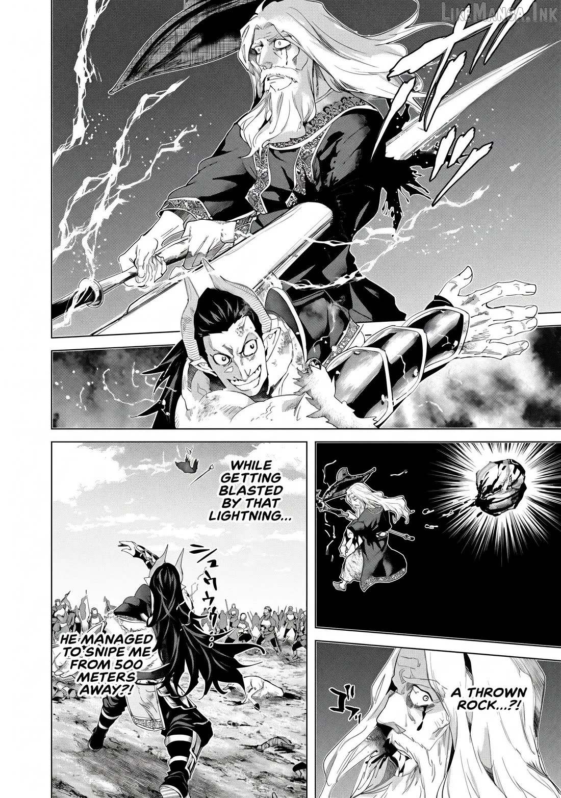 a warrior exiled by the hero and his lover Chapter 46 page 15