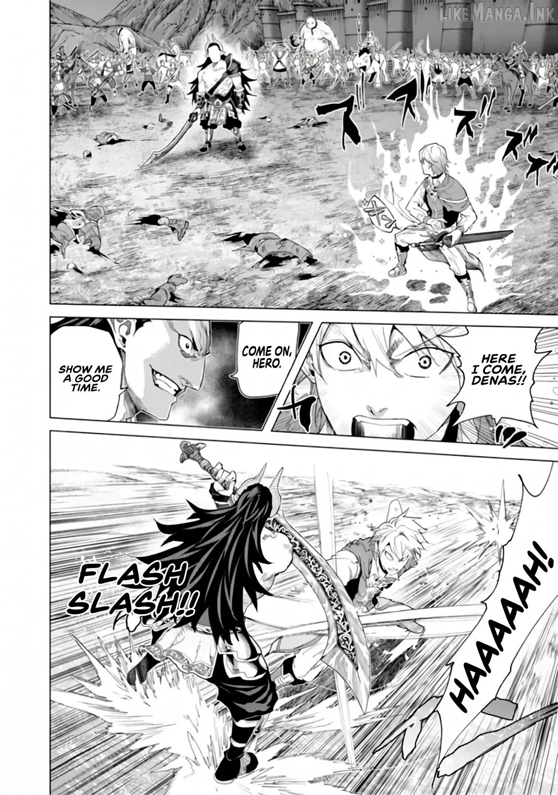 a warrior exiled by the hero and his lover Chapter 46 page 23