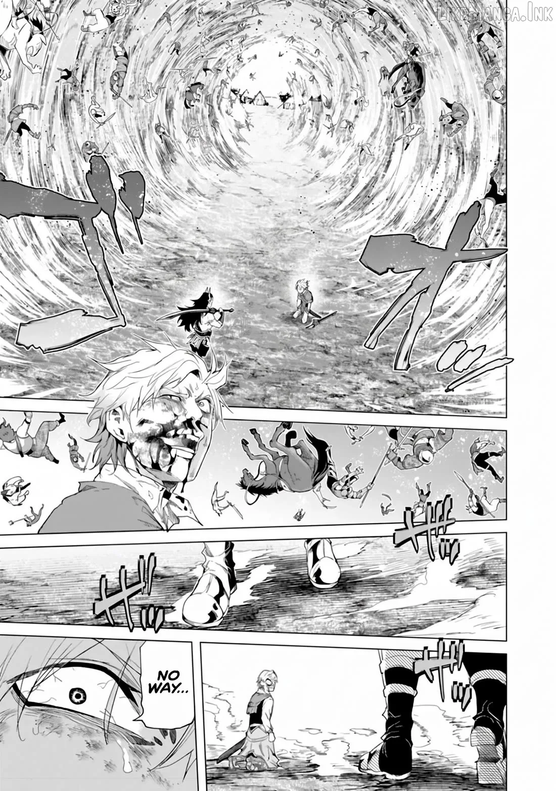 a warrior exiled by the hero and his lover Chapter 46 page 30
