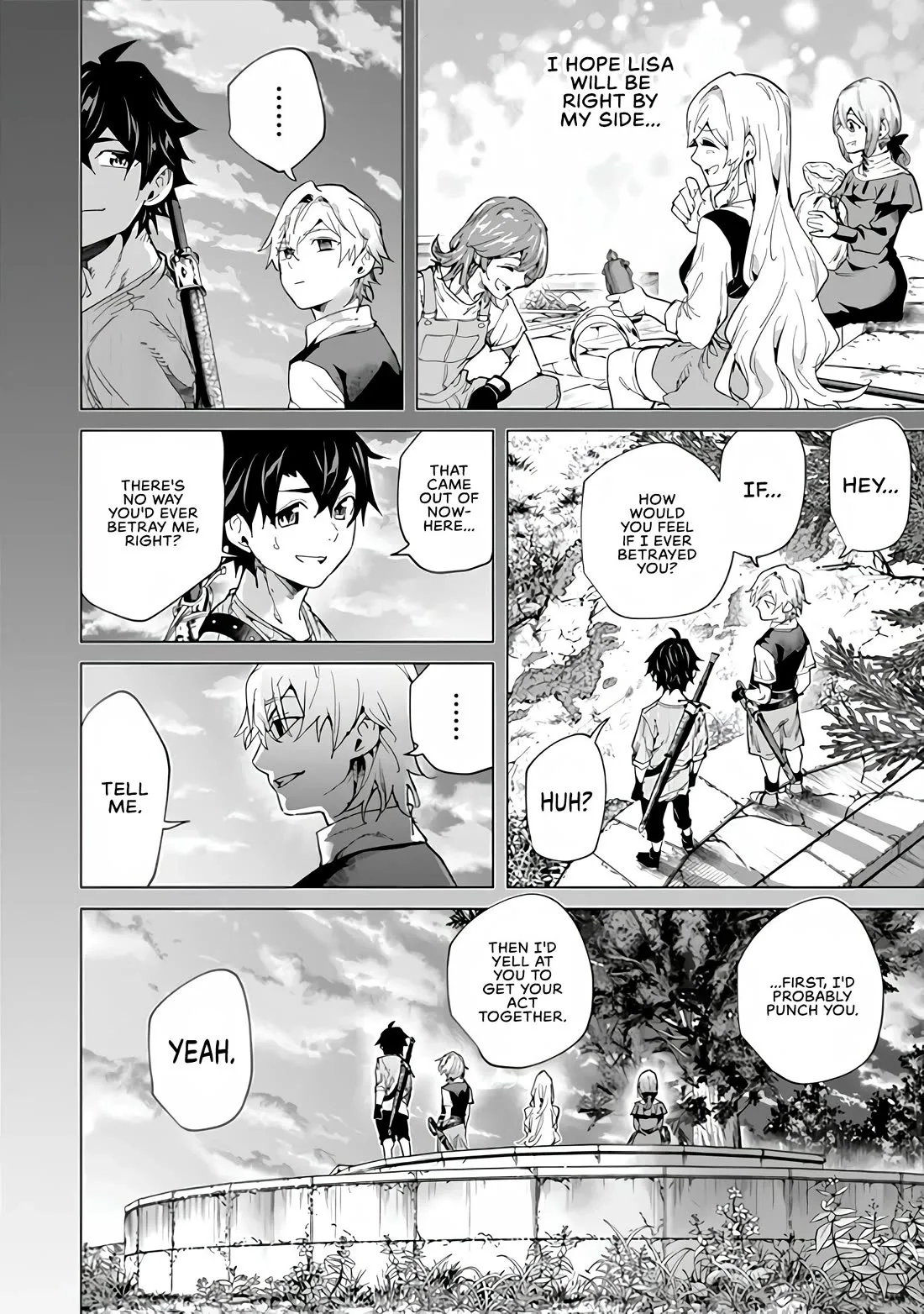 a warrior exiled by the hero and his lover Chapter 48 page 4