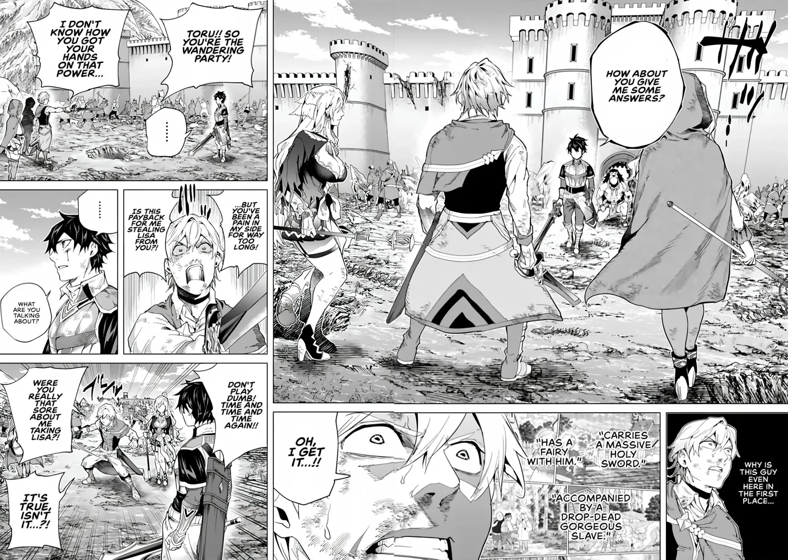 a warrior exiled by the hero and his lover Chapter 48 page 8