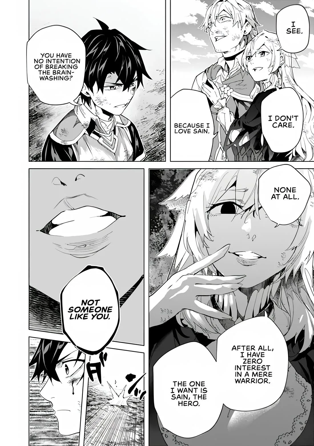a warrior exiled by the hero and his lover Chapter 48 page 13