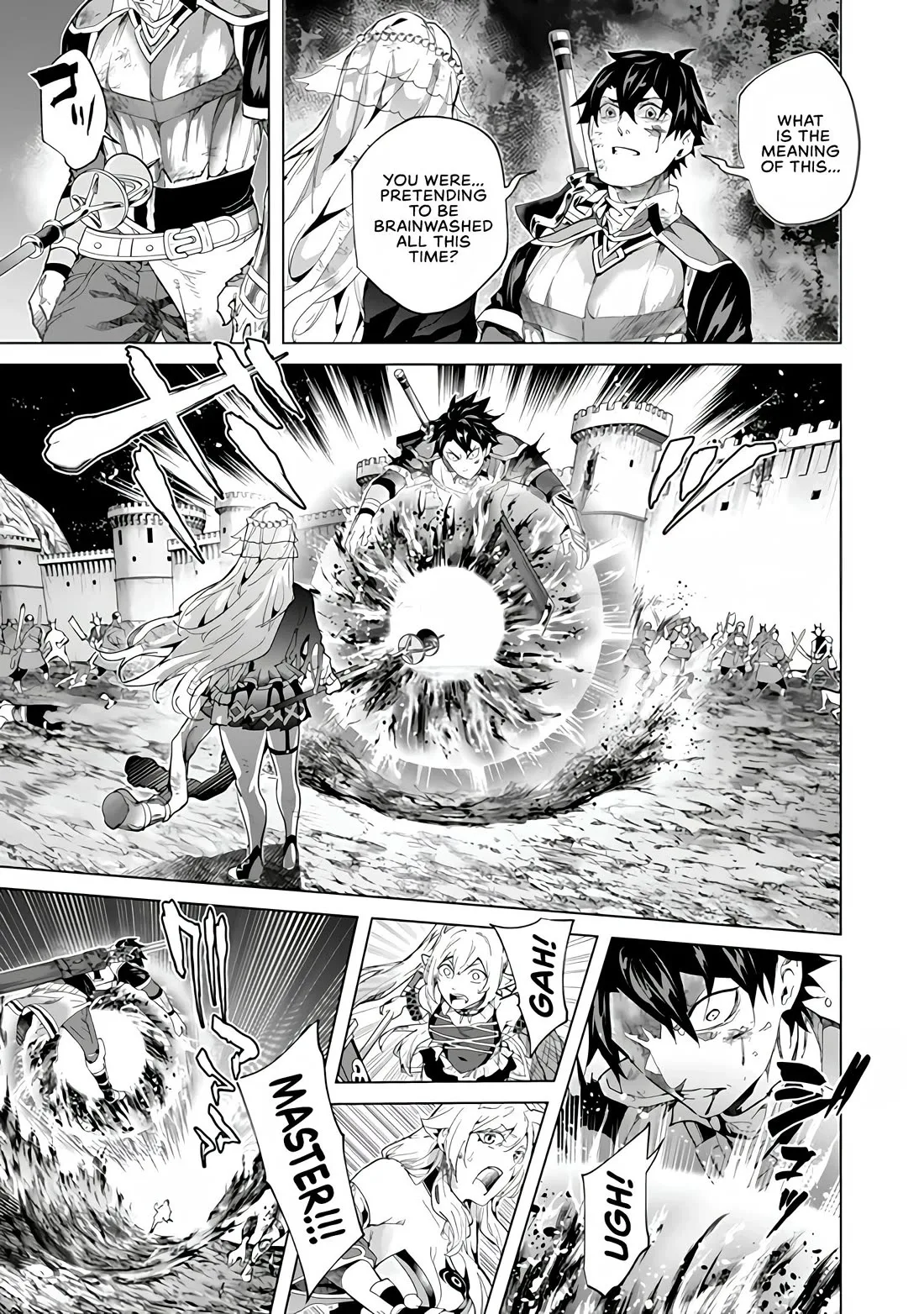 a warrior exiled by the hero and his lover Chapter 48 page 22