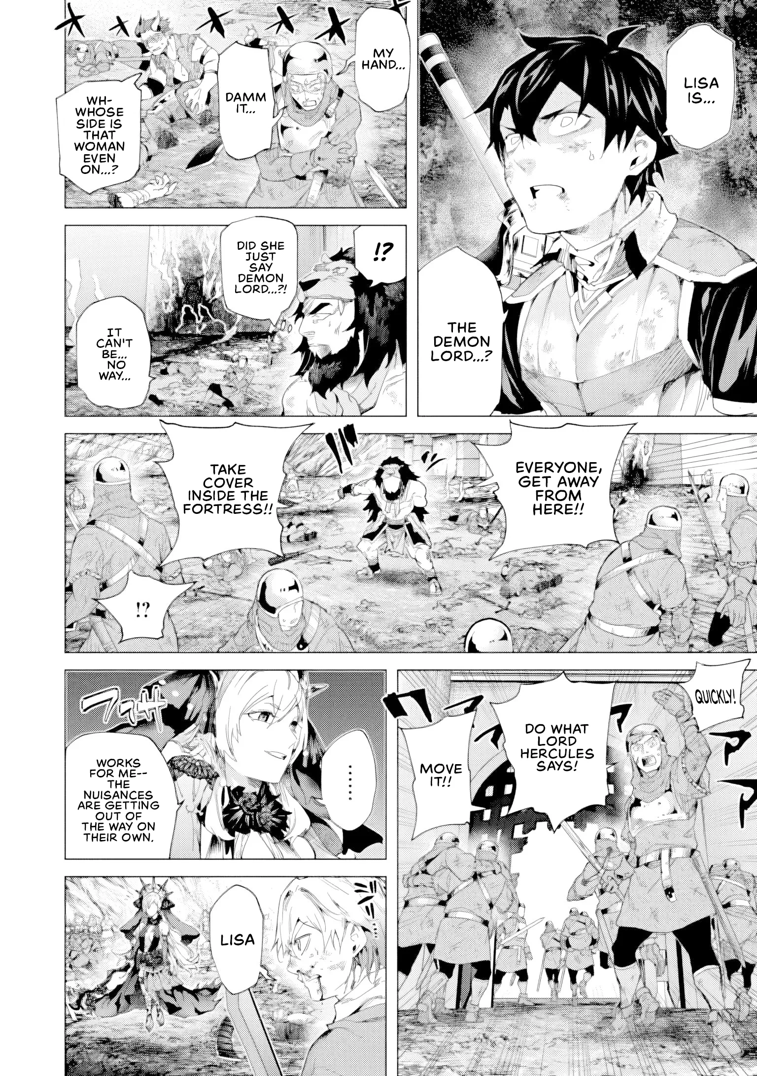 a warrior exiled by the hero and his lover Chapter 49 page 3