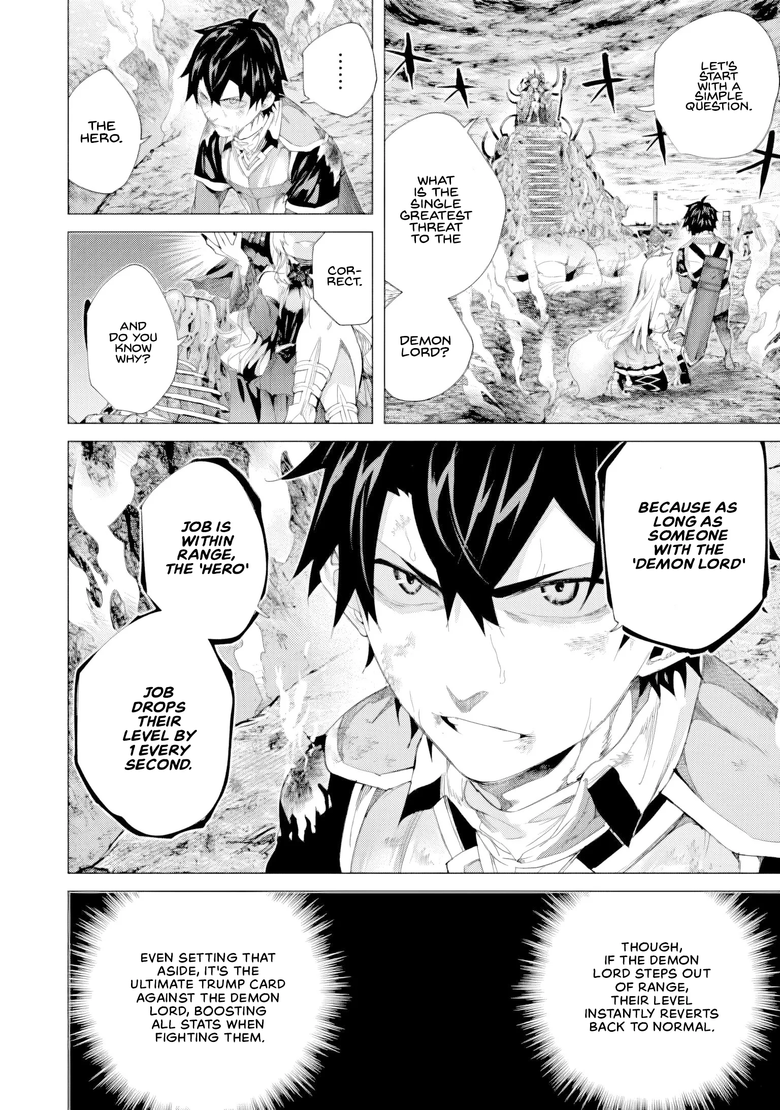 a warrior exiled by the hero and his lover Chapter 49 page 20
