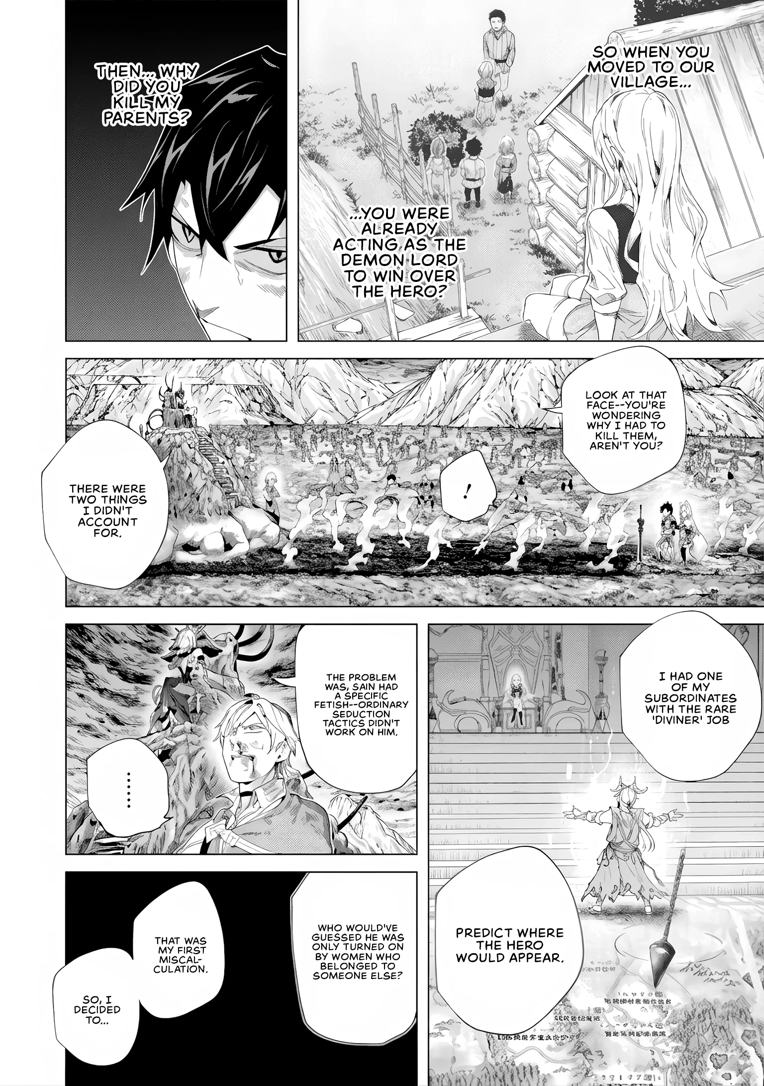 a warrior exiled by the hero and his lover Chapter 49 page 22