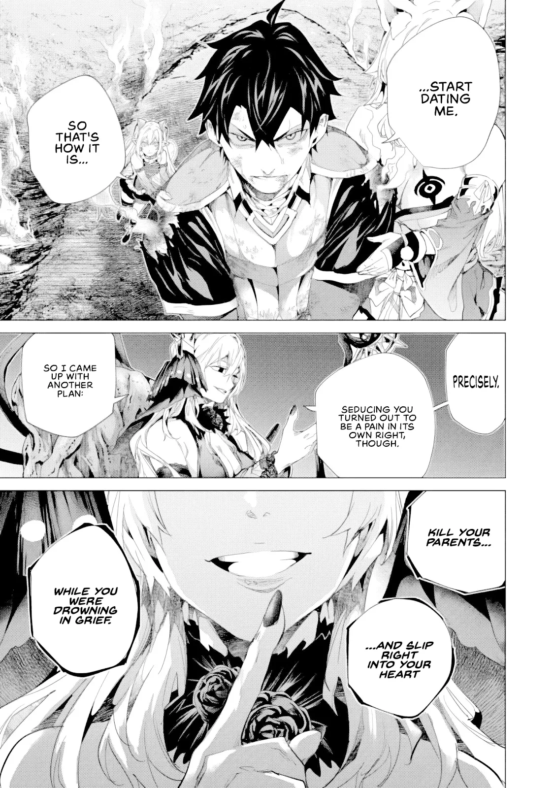 a warrior exiled by the hero and his lover Chapter 49 page 23
