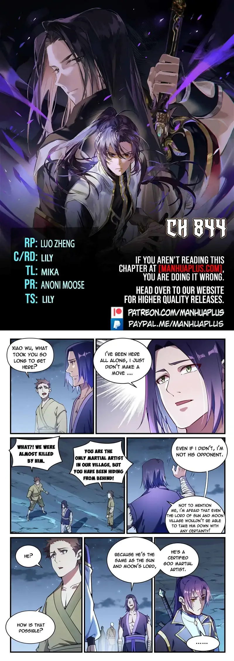 Apotheosis Chapter 844 page 1