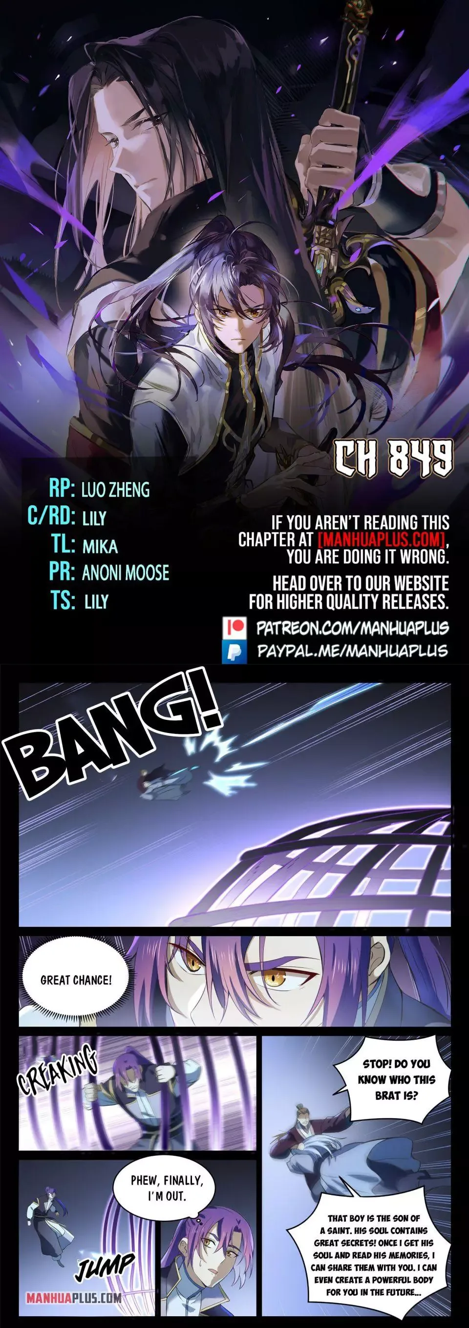 Apotheosis Chapter 849 page 1