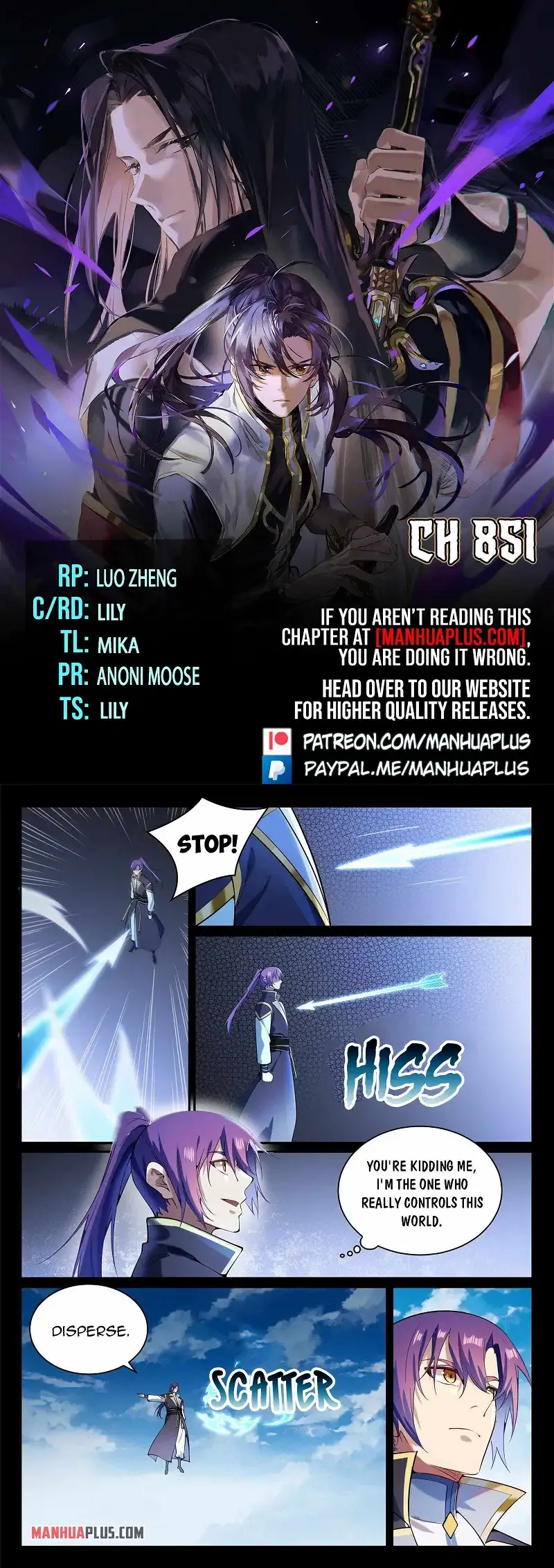Apotheosis Chapter 851 page 1