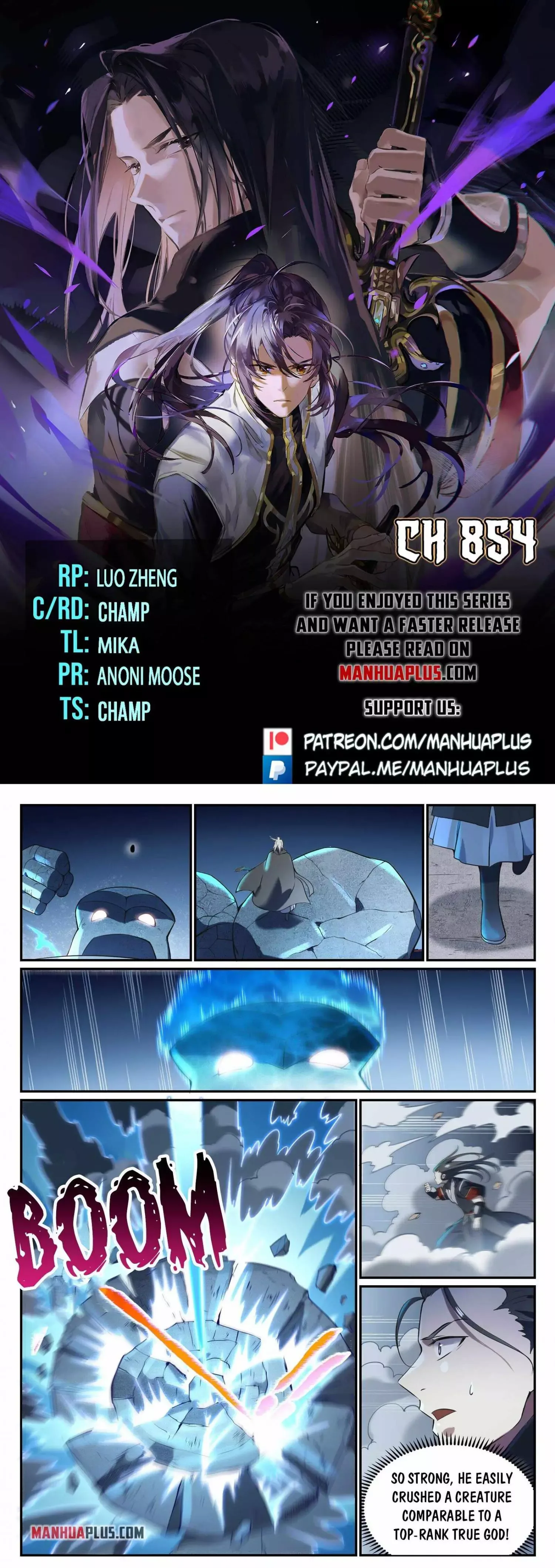 Apotheosis Chapter 854 page 1