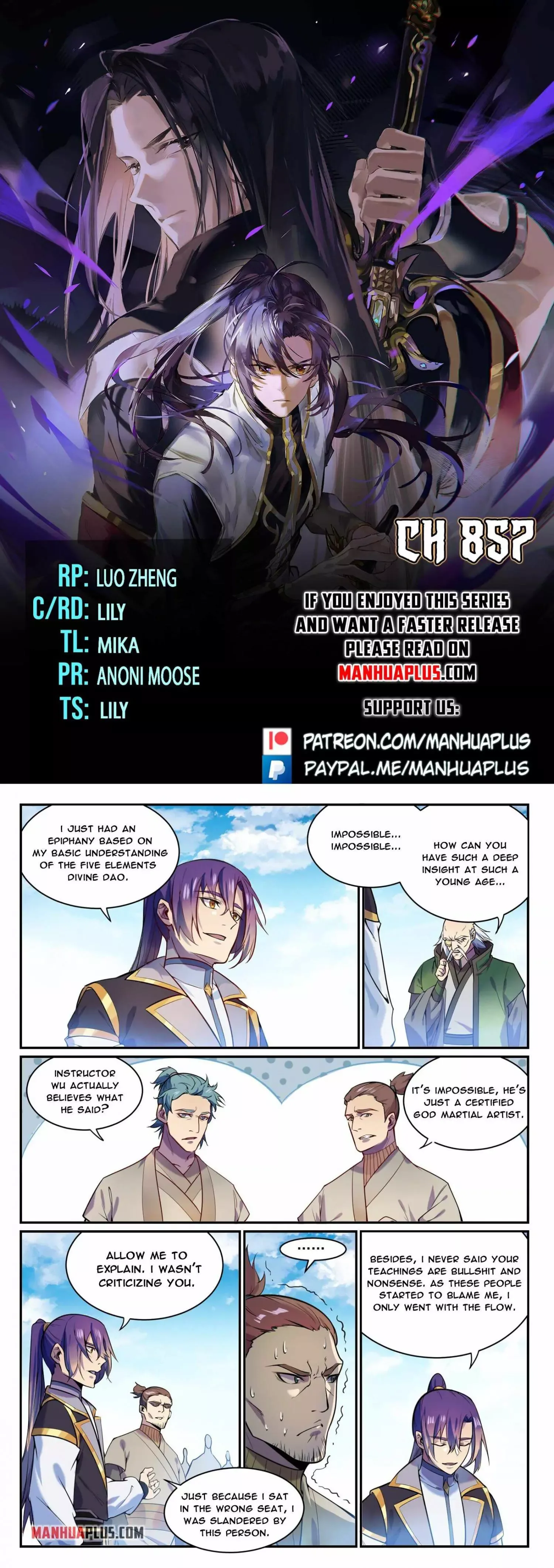 Apotheosis Chapter 857 page 1