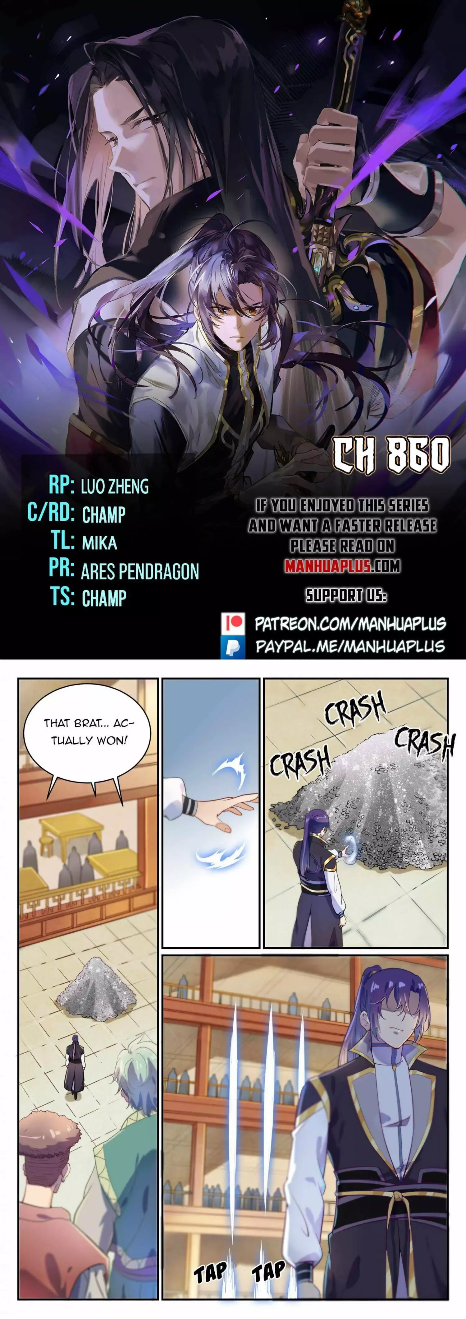 Apotheosis Chapter 860 page 1