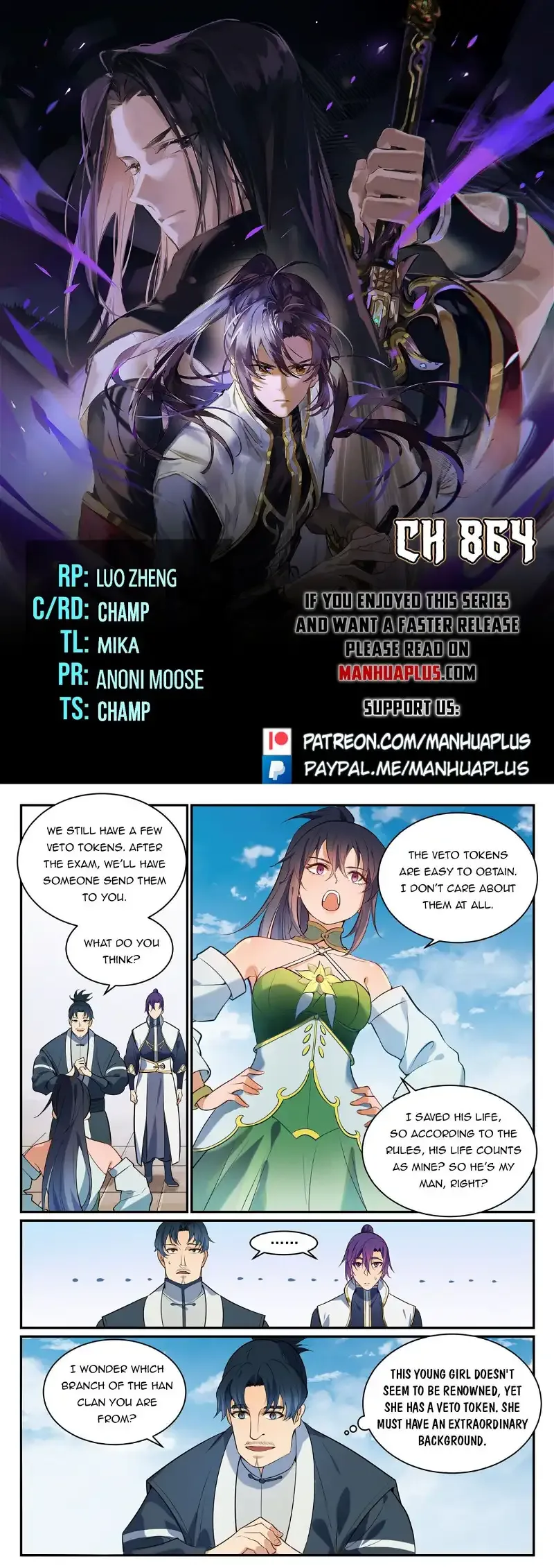 Apotheosis Chapter 864 page 1