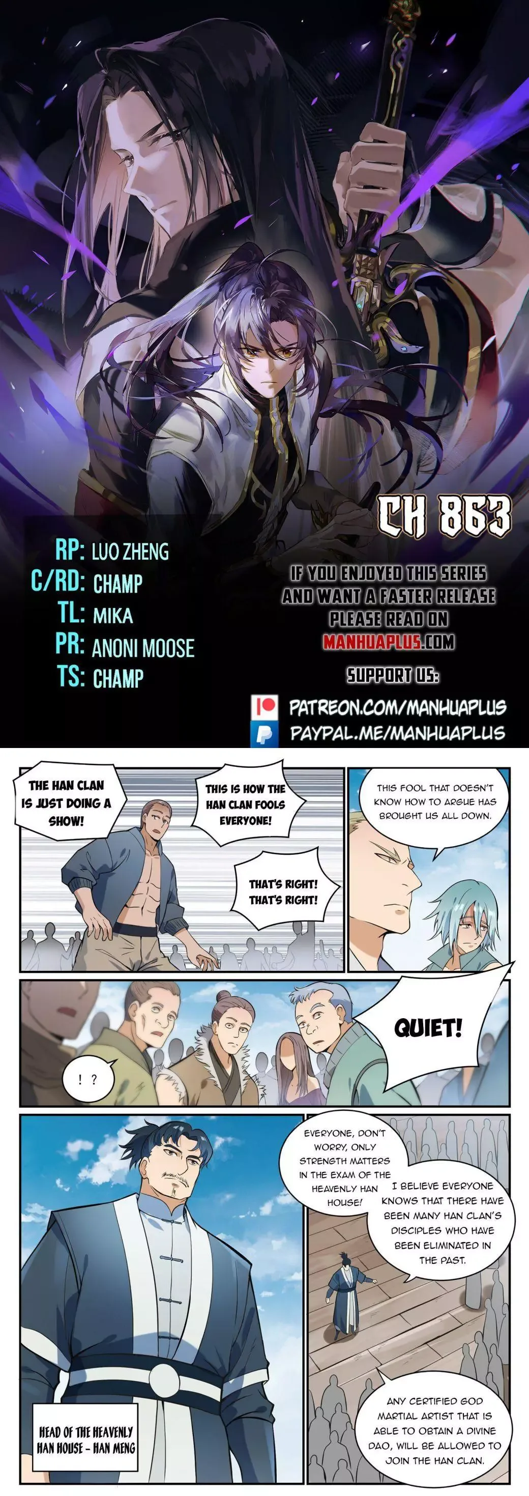Apotheosis Chapter 863 page 1