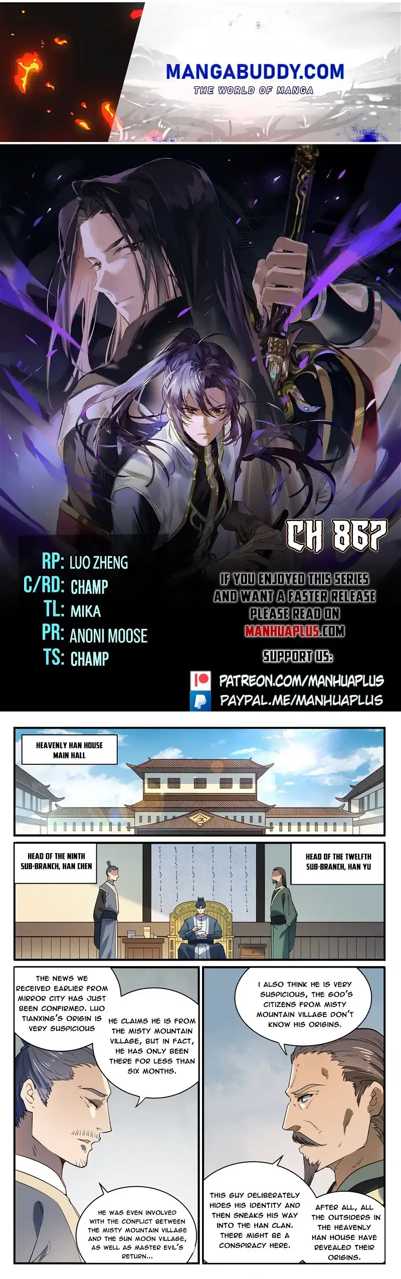 Apotheosis Chapter 867 page 1