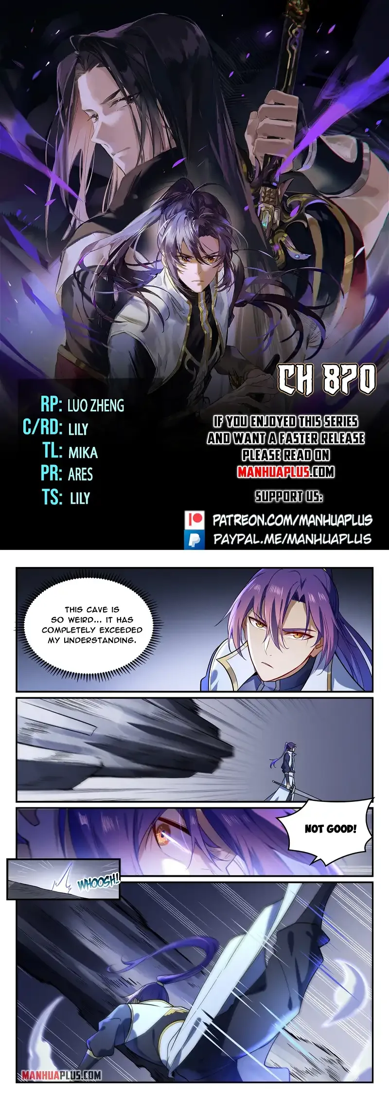 Apotheosis Chapter 870 page 1