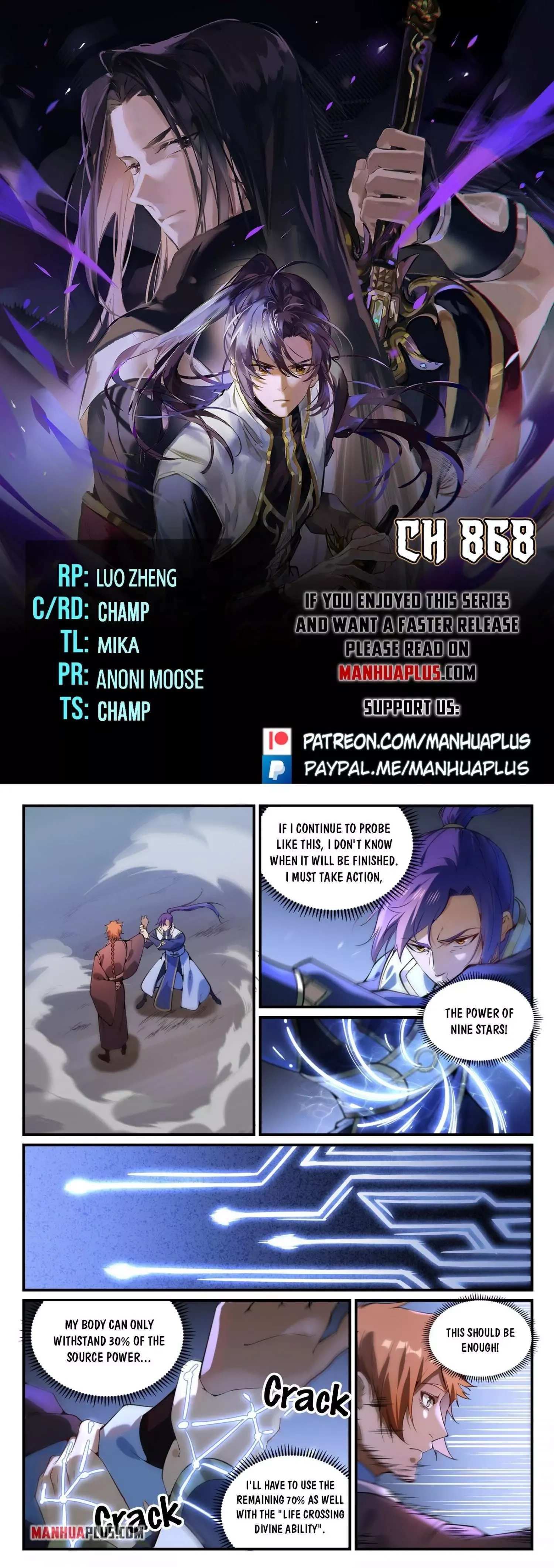Apotheosis Chapter 868 page 1