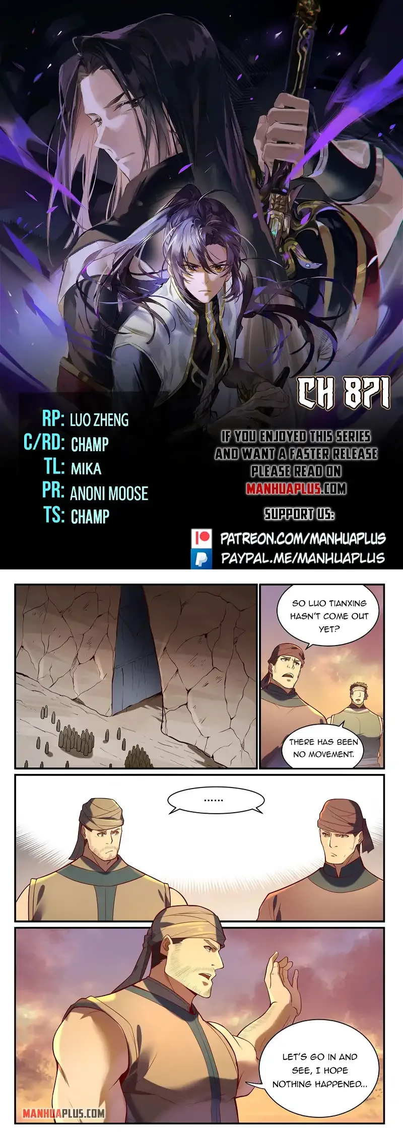 Apotheosis Chapter 871 page 1