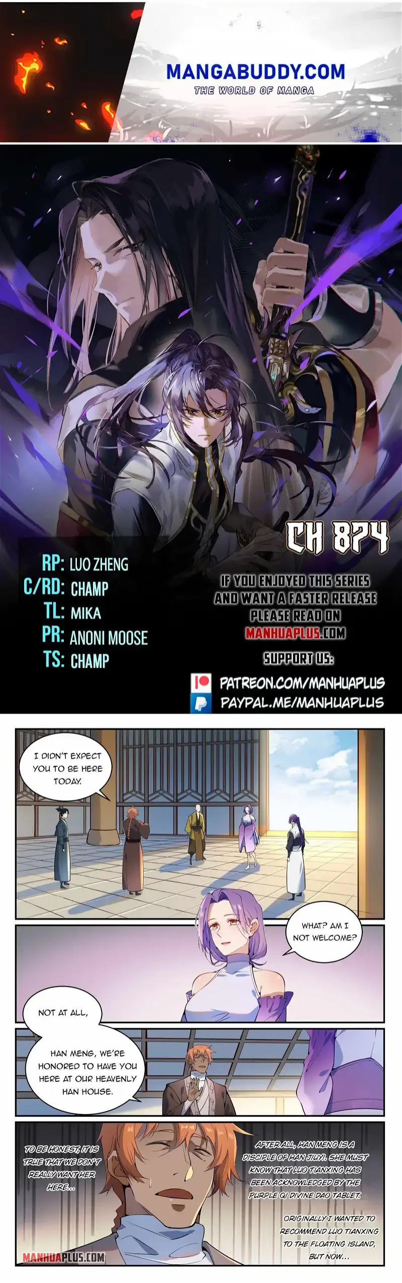 Apotheosis Chapter 874 page 1
