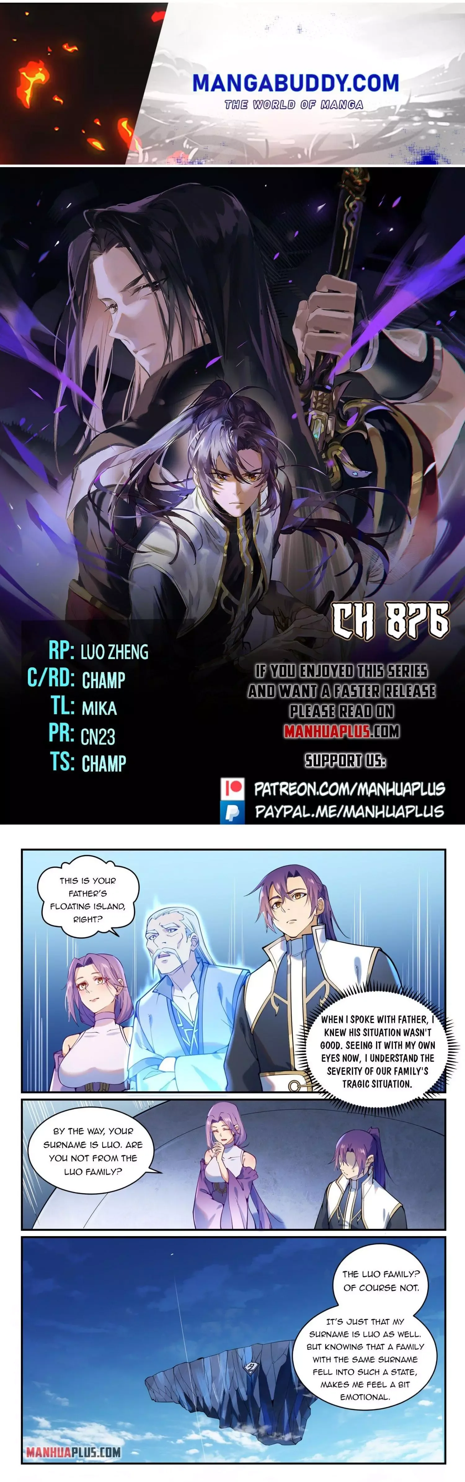 Apotheosis Chapter 876 page 1