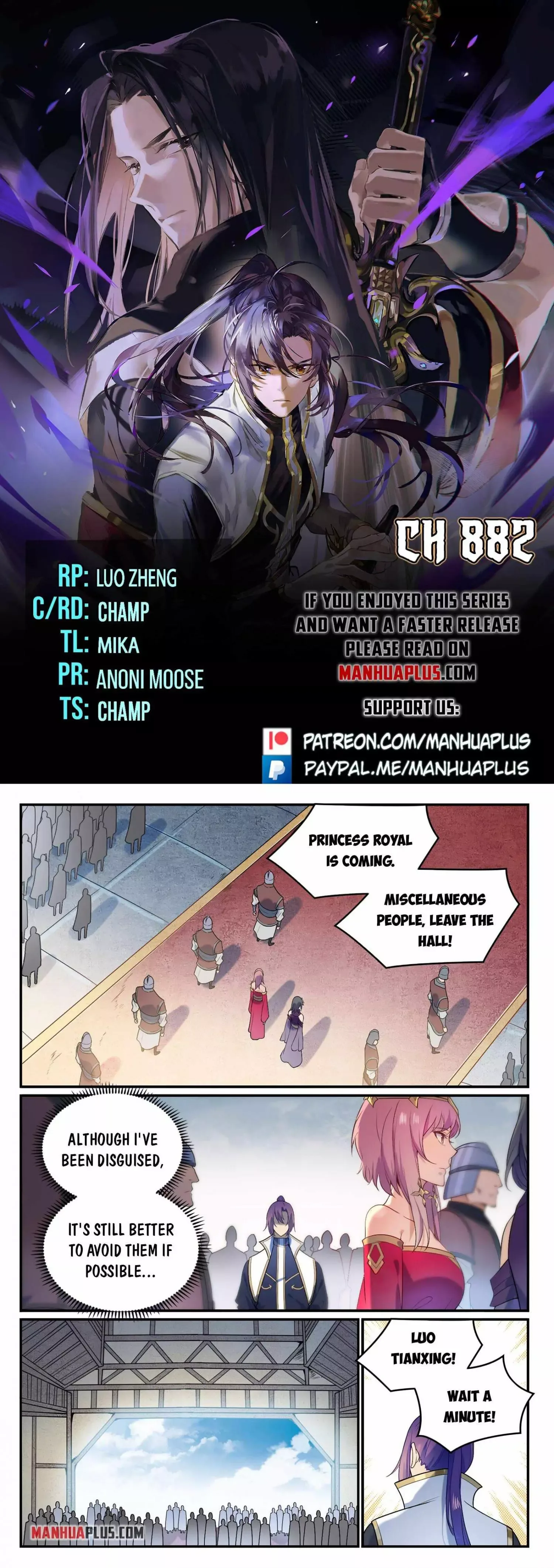 Apotheosis Chapter 882 page 1