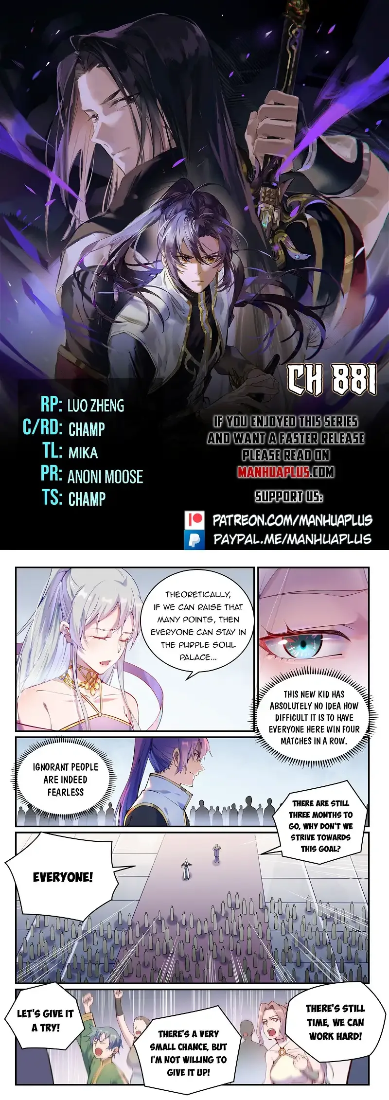 Apotheosis Chapter 881 page 1