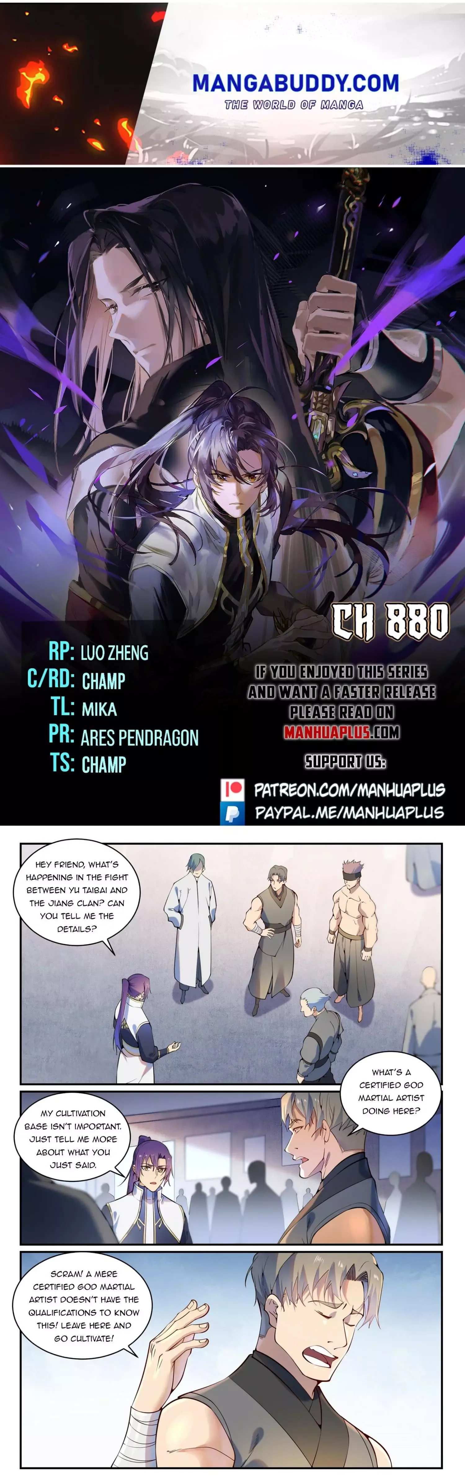 Apotheosis Chapter 880 page 1