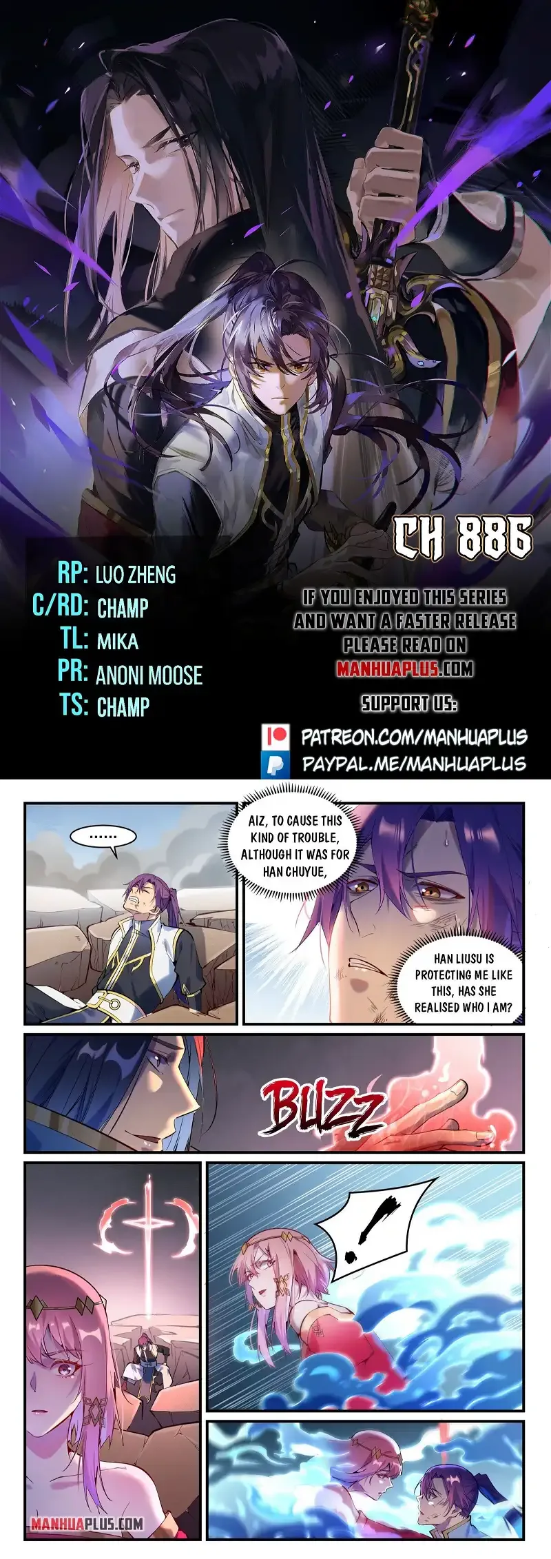 Apotheosis Chapter 886 page 1