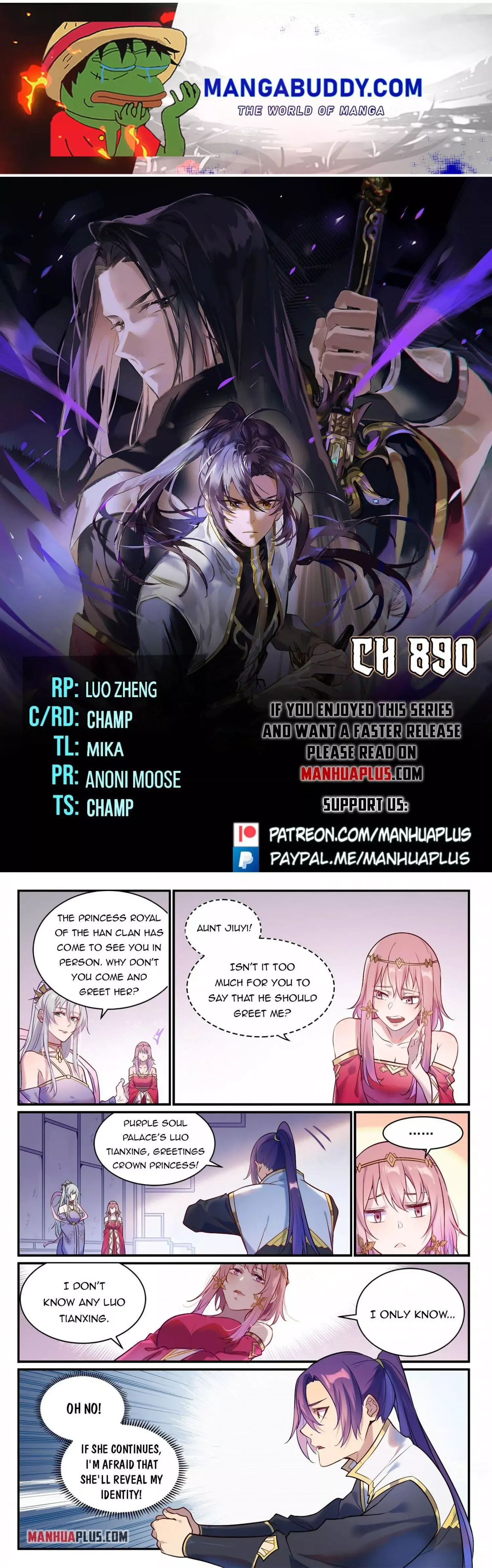 Apotheosis Chapter 890 page 1