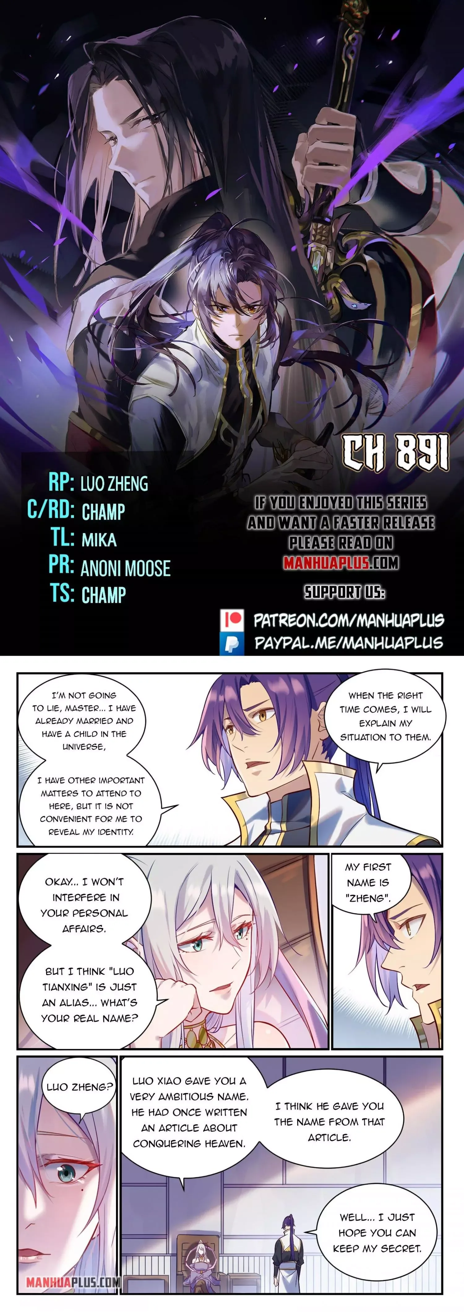 Apotheosis Chapter 891 page 1