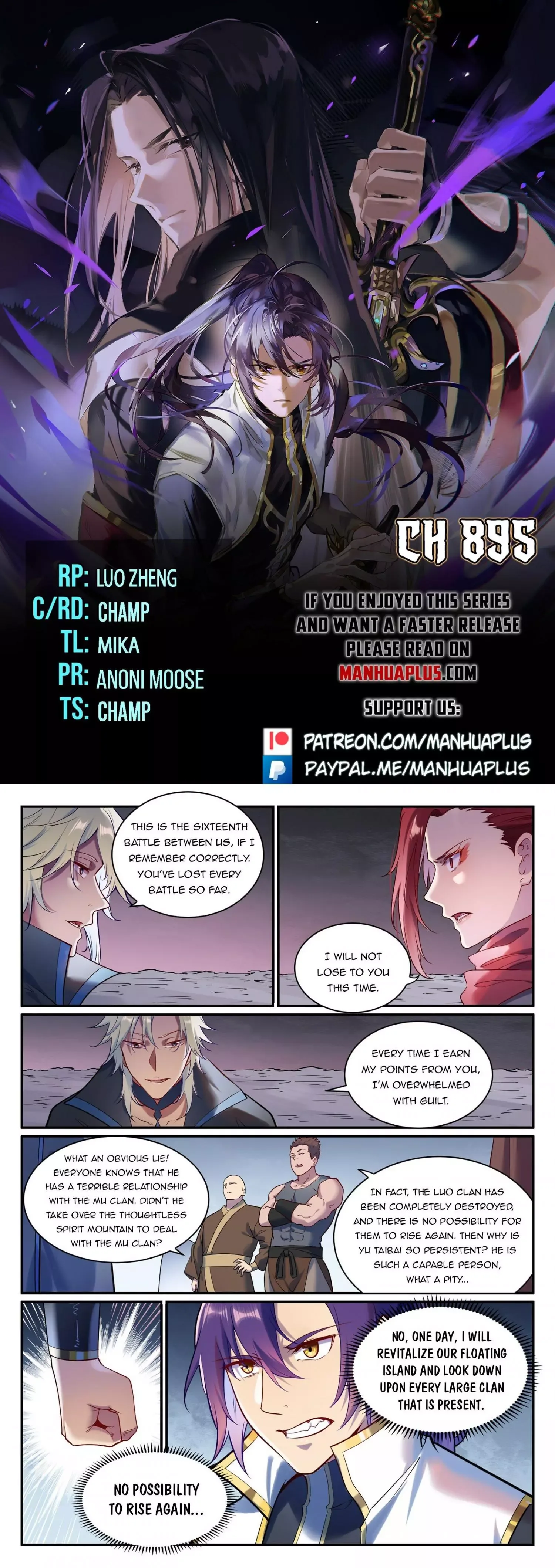 Apotheosis Chapter 895 page 1