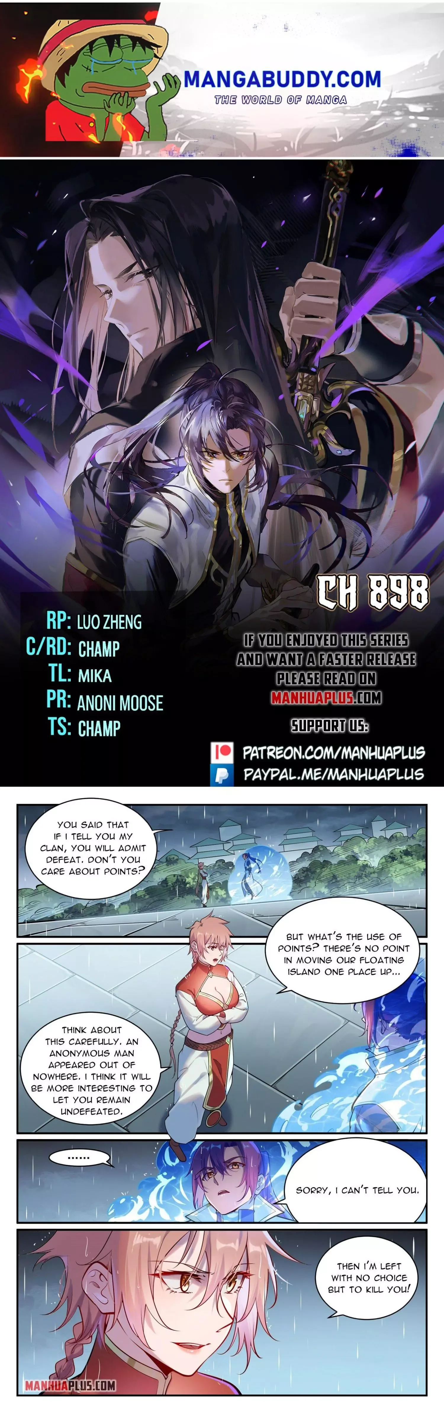 Apotheosis Chapter 898 page 1