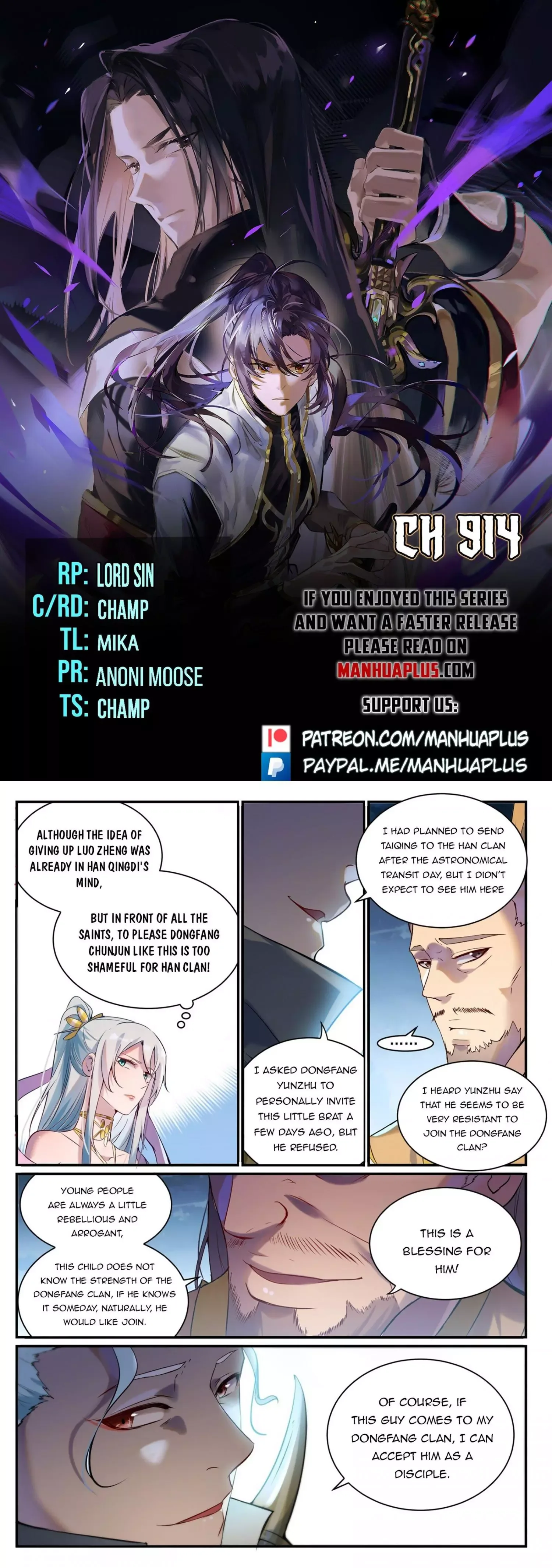 Apotheosis Chapter 914 page 1