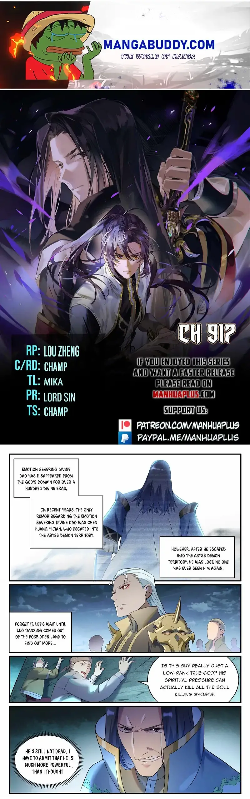 Apotheosis Chapter 917 page 1
