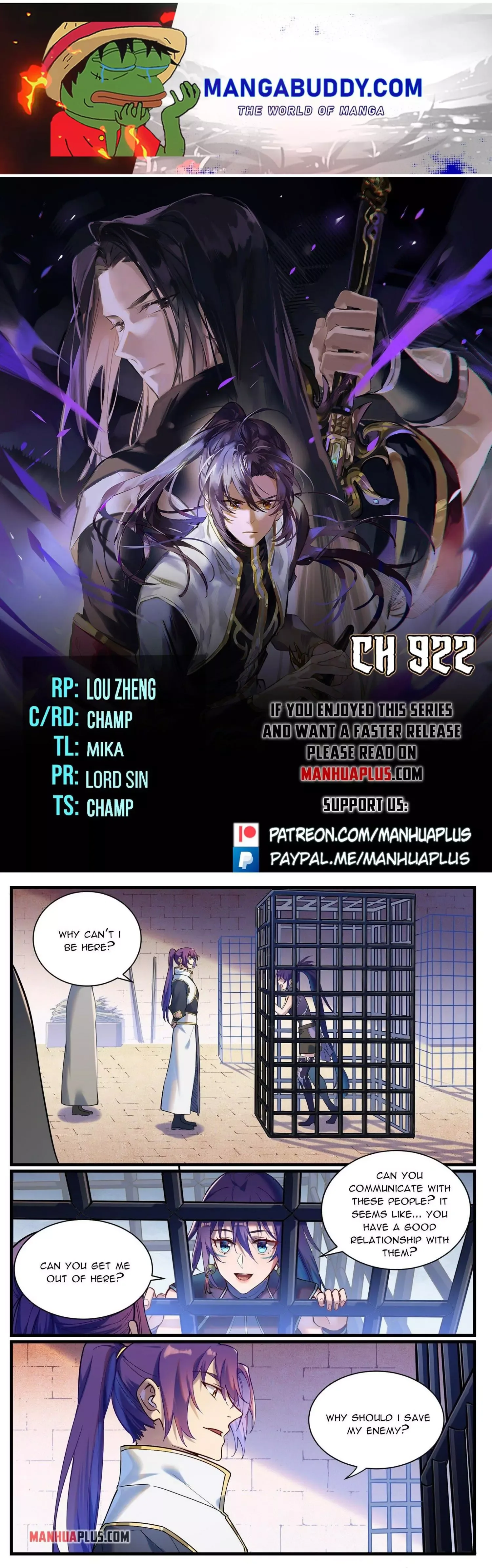 Apotheosis Chapter 922 page 1