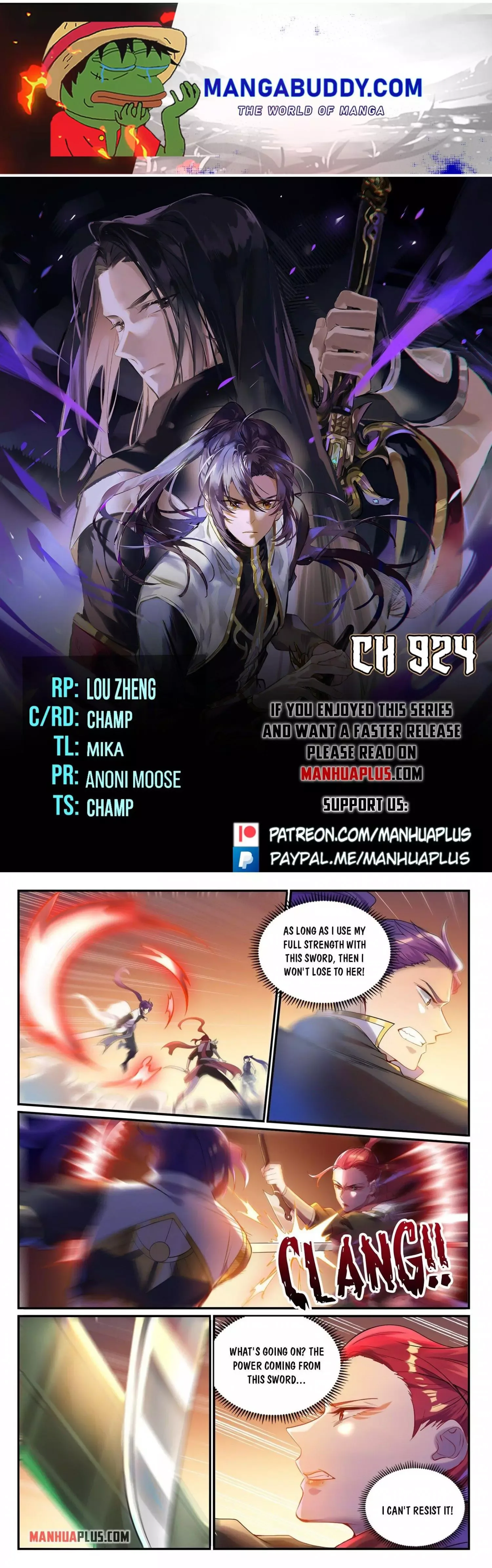 Apotheosis Chapter 924 page 1
