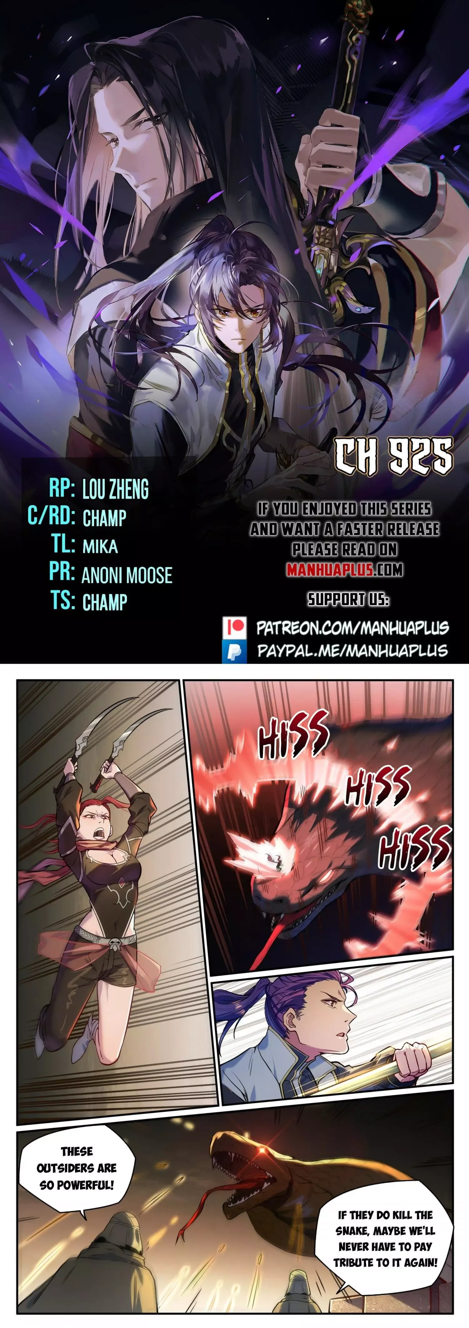 Apotheosis Chapter 925 page 1