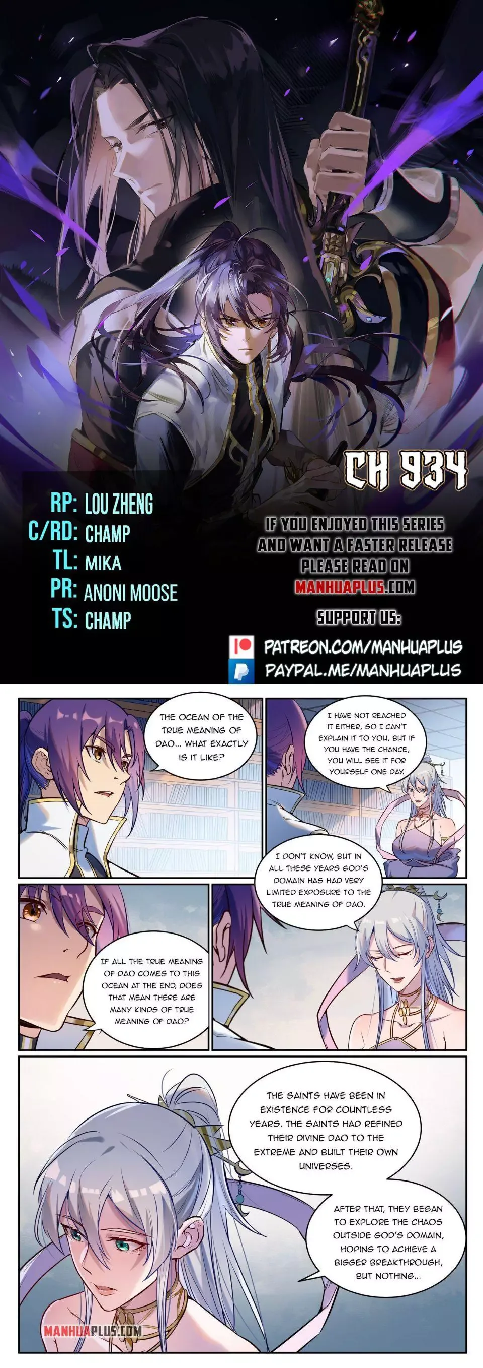 Apotheosis Chapter 934 page 1