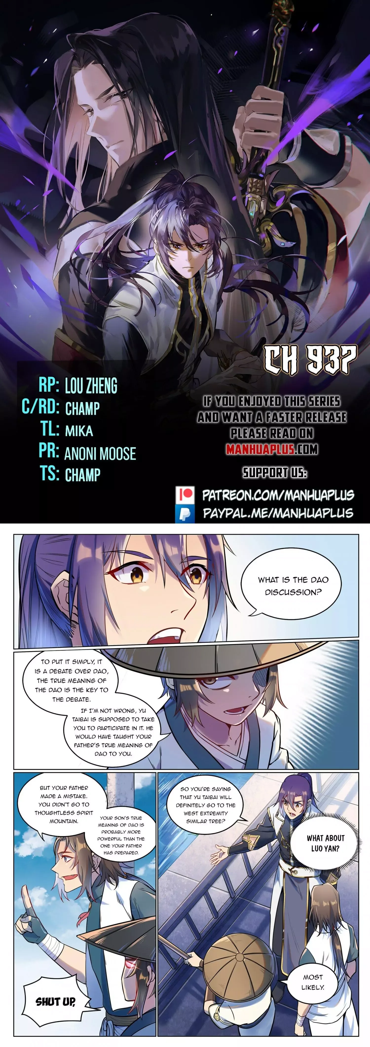 Apotheosis Chapter 937 page 1